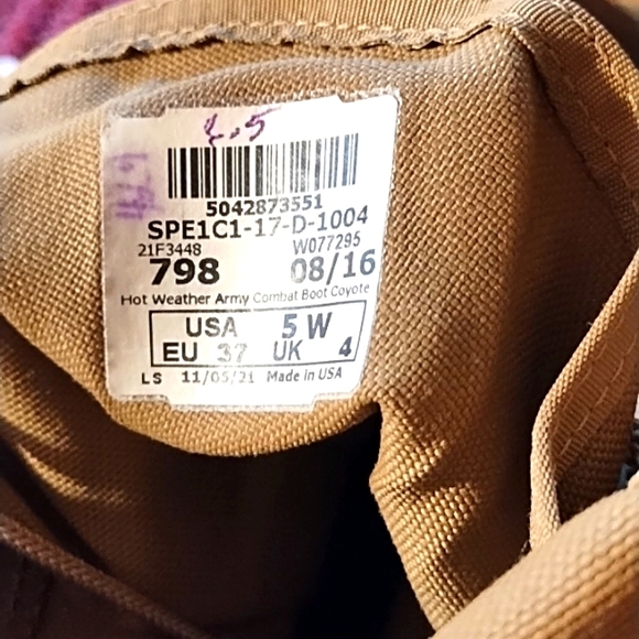 SALE...Vibram men's 6.5 or women's 8.5 boots in VGC, brown. - Picture 3 of 7